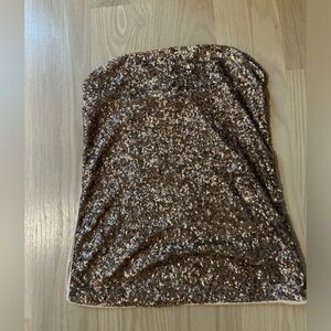Express Sequin Tube Top